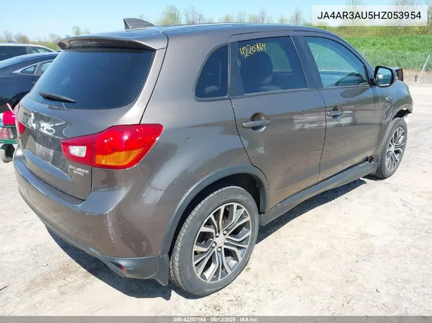 2017 Mitsubishi Outlander Sport 2.0 Es VIN: JA4AR3AU5HZ053954 Lot: 42207164