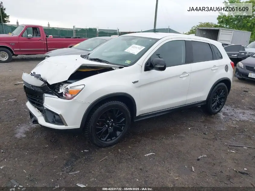 2017 Mitsubishi Outlander Sport 2.0 Le VIN: JA4AR3AU6HZ061609 Lot: 42231722