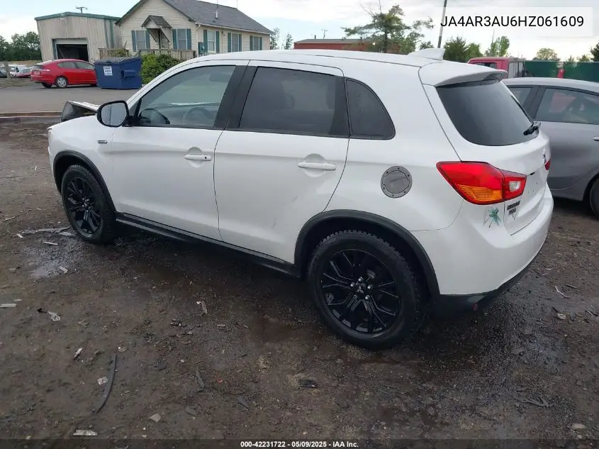 2017 Mitsubishi Outlander Sport 2.0 Le VIN: JA4AR3AU6HZ061609 Lot: 42231722