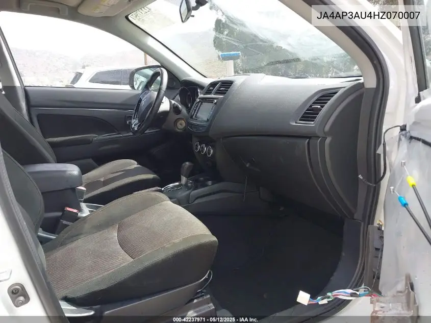 2017 Mitsubishi Outlander Sport 2.0 Le VIN: JA4AP3AU4HZ070007 Lot: 42237971