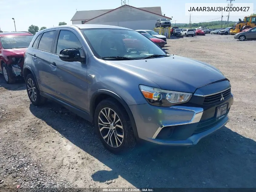 2017 Mitsubishi Outlander Sport 2.0 Es VIN: JA4AR3AU3HZ000427 Lot: 42242515