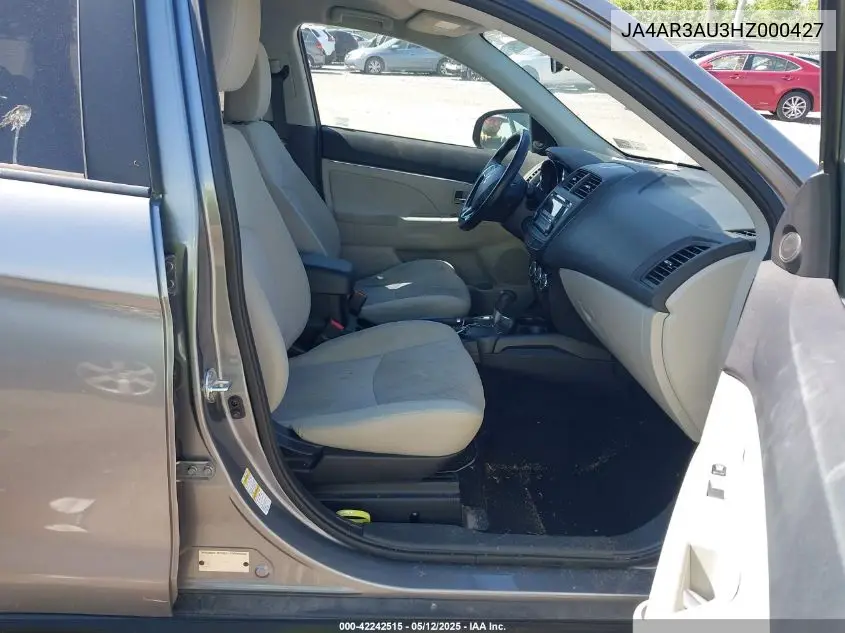 2017 Mitsubishi Outlander Sport 2.0 Es VIN: JA4AR3AU3HZ000427 Lot: 42242515