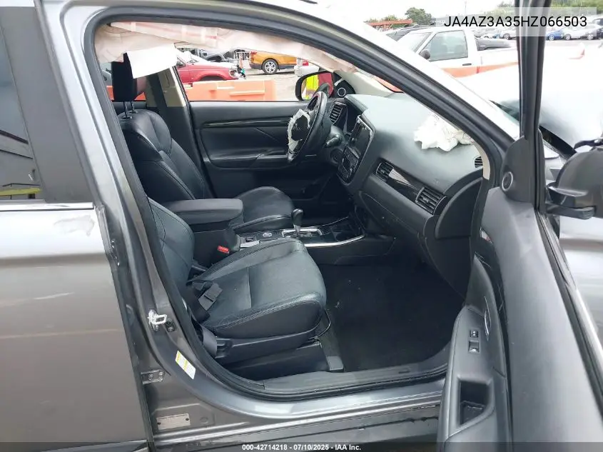 2017 Mitsubishi Outlander Sel VIN: JA4AZ3A35HZ066503 Lot: 42714218