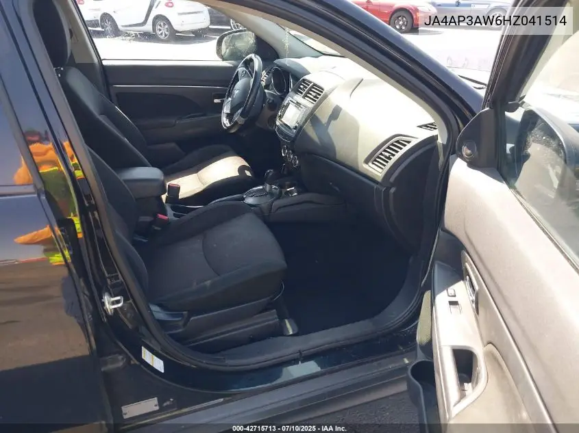 2017 Mitsubishi Outlander Sport Es/Se VIN: JA4AP3AW6HZ041514 Lot: 42715713