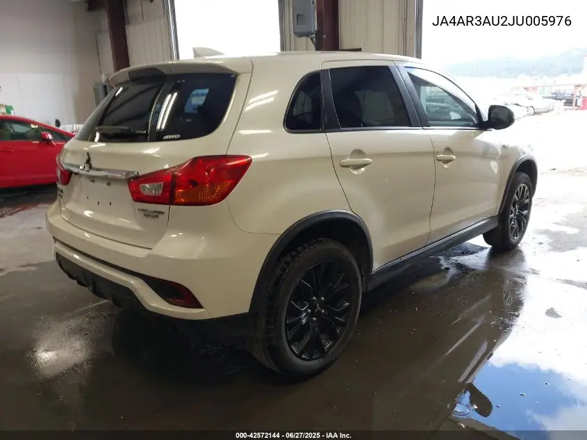 2018 Mitsubishi Outlander Sport 2.0 Le VIN: JA4AR3AU2JU005976 Lot: 42572144