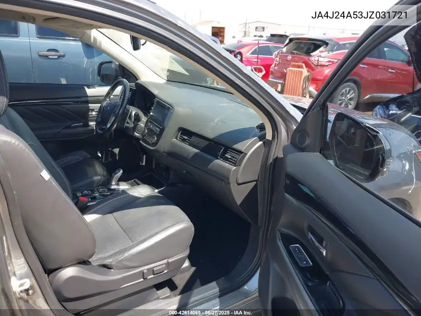 2018 Mitsubishi Outlander Phev Sel VIN: JA4J24A53JZ031721 Lot: 42614065