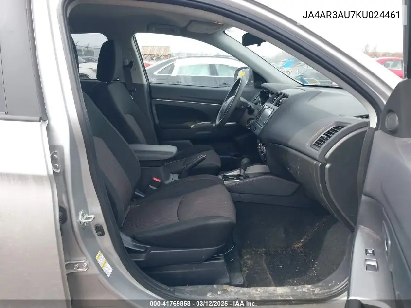 2019 Mitsubishi Outlander Sport 2.0 Es VIN: JA4AR3AU7KU024461 Lot: 41769858