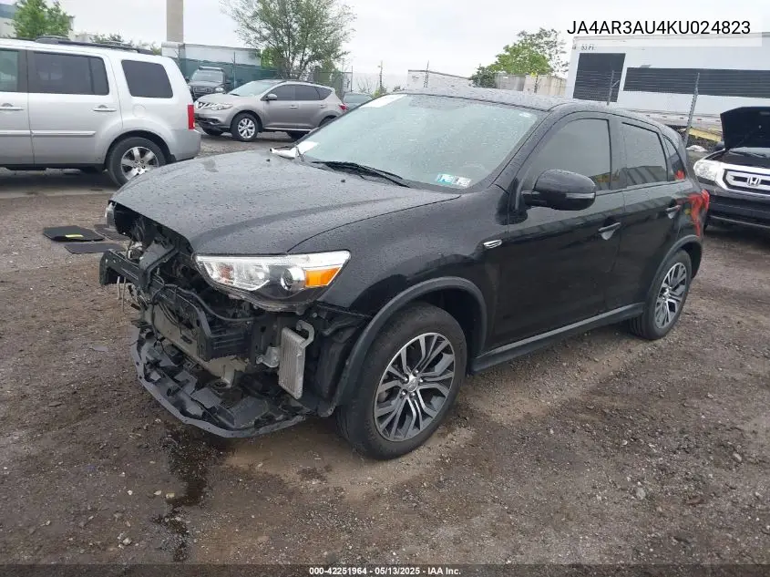 2019 Mitsubishi Outlander Sport 2.0 Se VIN: JA4AR3AU4KU024823 Lot: 42251964