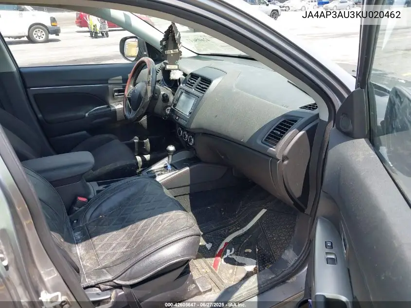 2019 Mitsubishi Outlander Sport 2.0 Es VIN: JA4AP3AU3KU020462 Lot: 42605647