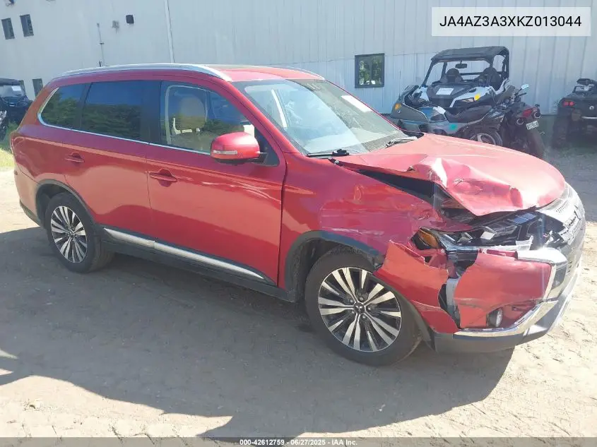 2019 Mitsubishi Outlander Sel VIN: JA4AZ3A3XKZ013044 Lot: 42612759