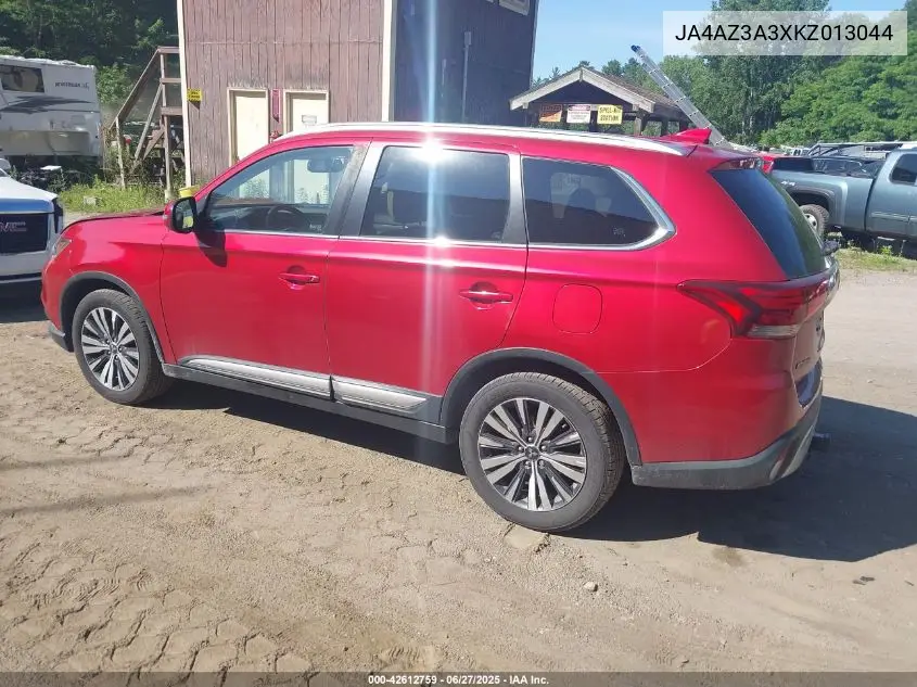 2019 Mitsubishi Outlander Sel VIN: JA4AZ3A3XKZ013044 Lot: 42612759