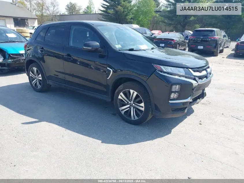 2020 Mitsubishi Outlander Sport 2.0 Se Awc VIN: JA4AR3AU7LU014515 Lot: 42234768