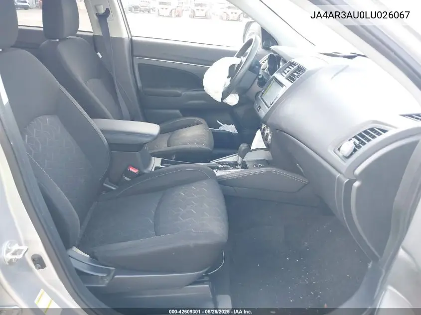 2020 Mitsubishi Outlander Sport 2.0 Es Awc VIN: JA4AR3AU0LU026067 Lot: 42609301