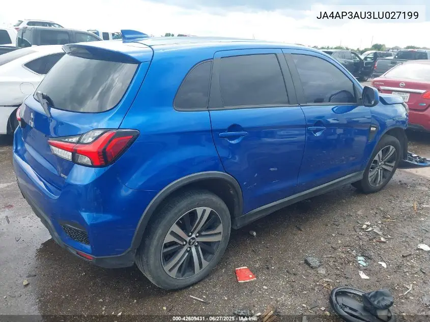 2020 Mitsubishi Outlander Sport 2.0 Be/2.0 Es/2.0 Sp VIN: JA4AP3AU3LU027199 Lot: 42609431