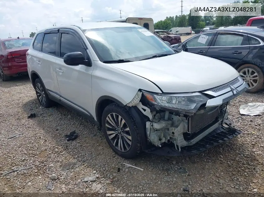2020 Mitsubishi Outlander Es 2.4 S-Awc/Le 2.4 S-Awc/Se 2.4 S-Awc/Sel 2.4 S-Awc/Sp 2.4 S-Awc VIN: JA4AZ3A3XLZ048281 Lot: 42706688