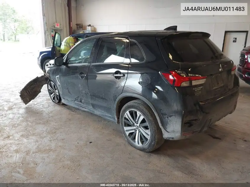 2021 Mitsubishi Outlander Sport 2.0 Be Awc/2.0 Es Awc/2.0 Le Awc/2.0 Se Awc VIN: JA4ARUAU6MU011483 Lot: 42243710