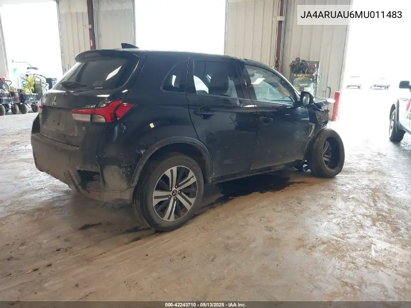 2021 Mitsubishi Outlander Sport 2.0 Be Awc/2.0 Es Awc/2.0 Le Awc/2.0 Se Awc VIN: JA4ARUAU6MU011483 Lot: 42243710