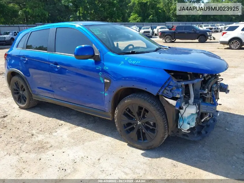 2021 Mitsubishi Outlander Sport 2.0 Be 2Wd/2.0 Es 2Wd/2.0 Le 2Wd/2.0 S 2Wd VIN: JA4APUAU9MU023925 Lot: 42246902