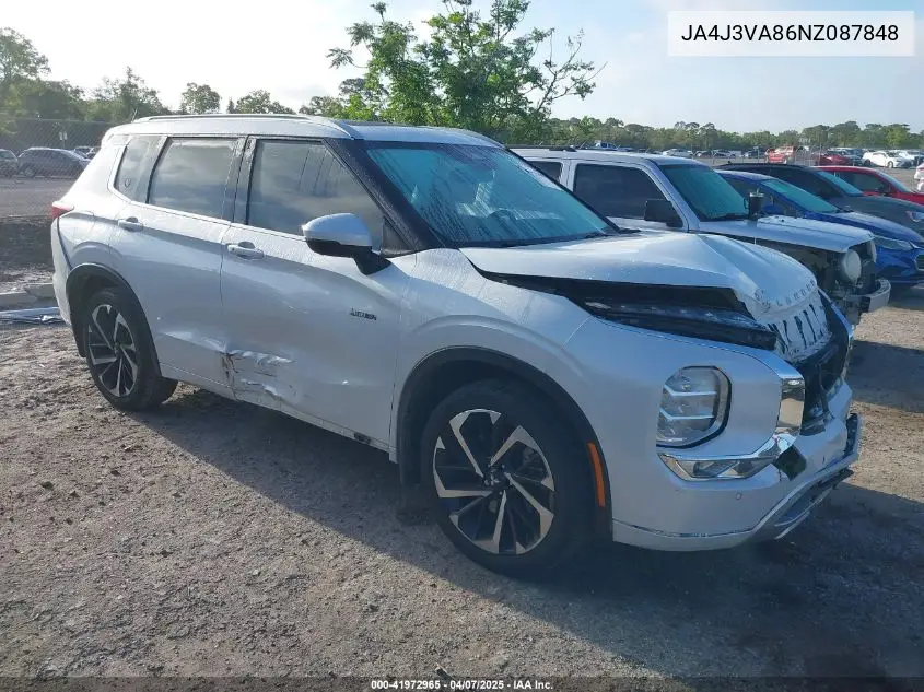 2022 Mitsubishi Outlander Sel 2.5 2Wd/Sel Special Edition 2Wd VIN: JA4J3VA86NZ087848 Lot: 41972965