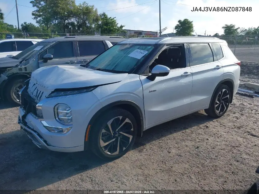 2022 Mitsubishi Outlander Sel 2.5 2Wd/Sel Special Edition 2Wd VIN: JA4J3VA86NZ087848 Lot: 41972965