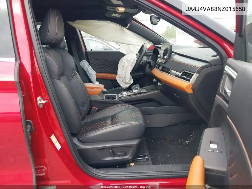 2022 Mitsubishi Outlander Sel 2.5 S-Awc/Sel Launch Edition S-Awc/Sel Special Edition S-Awc VIN: JA4J4VA88NZ015658 Lot: 42236036