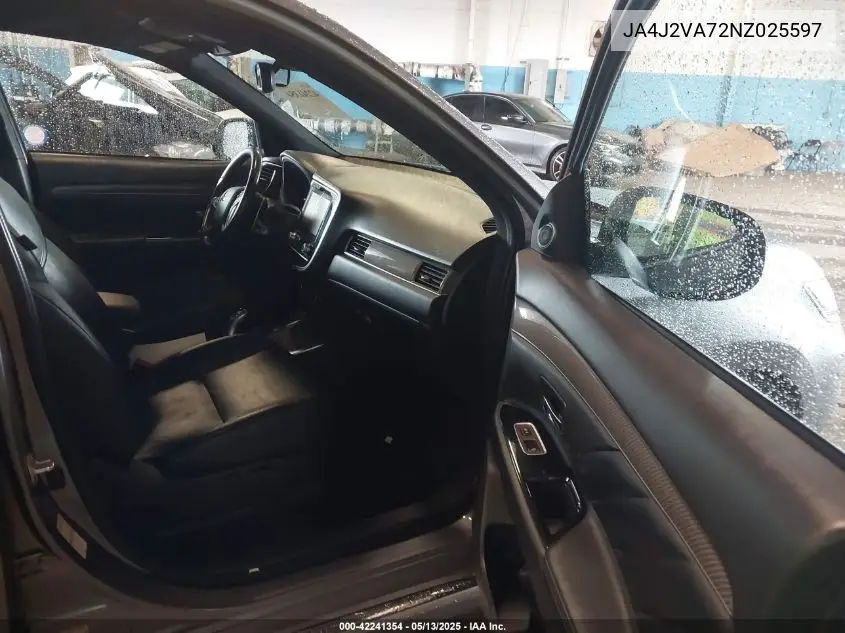 2022 Mitsubishi Outlander Phev Gt S-Awc/Le S-Awc/Sel S-Awc VIN: JA4J2VA72NZ025597 Lot: 42241354