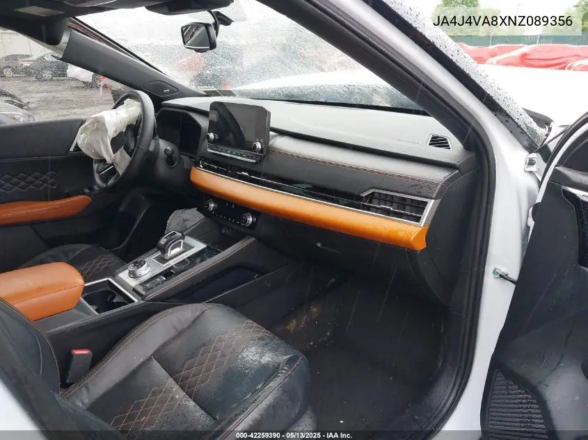 2022 Mitsubishi Outlander Sel 2.5 S-Awc/Sel Launch Edition S-Awc/Sel Special Edition S-Awc VIN: JA4J4VA8XNZ089356 Lot: 42259390