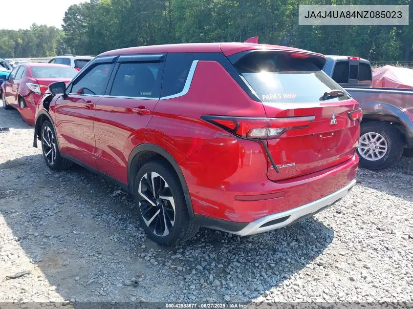 2022 Mitsubishi Outlander Black Edition S-Awc/Se 2.5 S-Awc/Se Launch Edition S-Awc VIN: JA4J4UA84NZ085023 Lot: 42583677