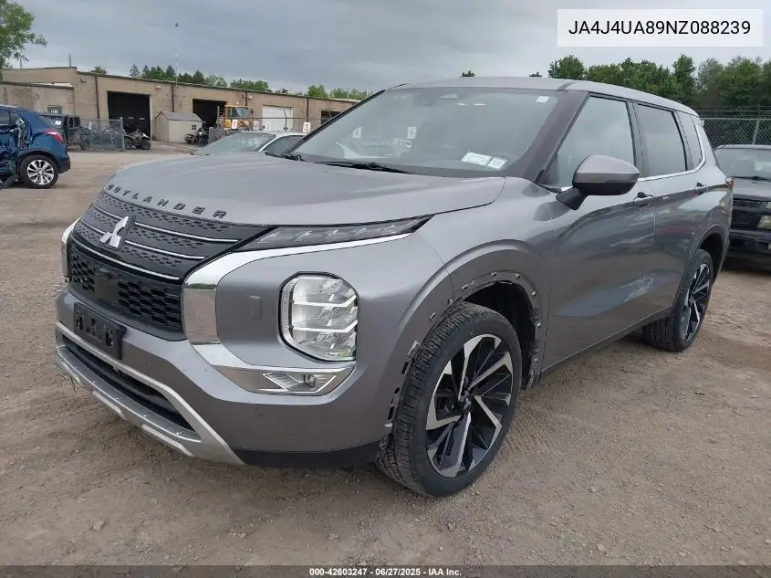 2022 Mitsubishi Outlander Black Edition S-Awc/Se 2.5 S-Awc/Se Launch Edition S-Awc VIN: JA4J4UA89NZ088239 Lot: 42603247