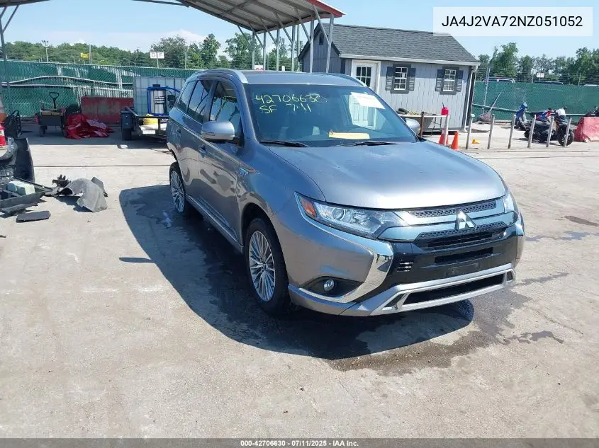 2022 Mitsubishi Outlander Phev Gt S-Awc/Le S-Awc/Sel S-Awc VIN: JA4J2VA72NZ051052 Lot: 42706630