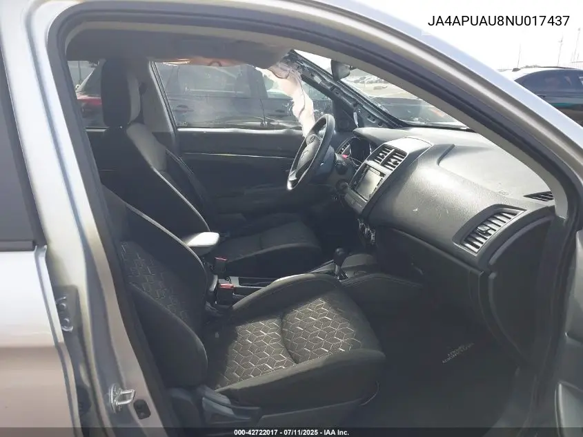 2022 Mitsubishi Outlander Sport 2.0 Be 2Wd/2.0 Es 2Wd/2.0 Le 2Wd/2.0 S 2Wd VIN: JA4APUAU8NU017437 Lot: 42722017