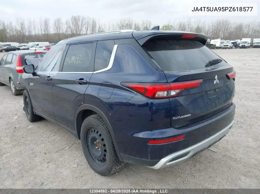 2023 Mitsubishi Outlander Phev Le/Sel VIN: JA4T5UA95PZ618577 Lot: 12304592