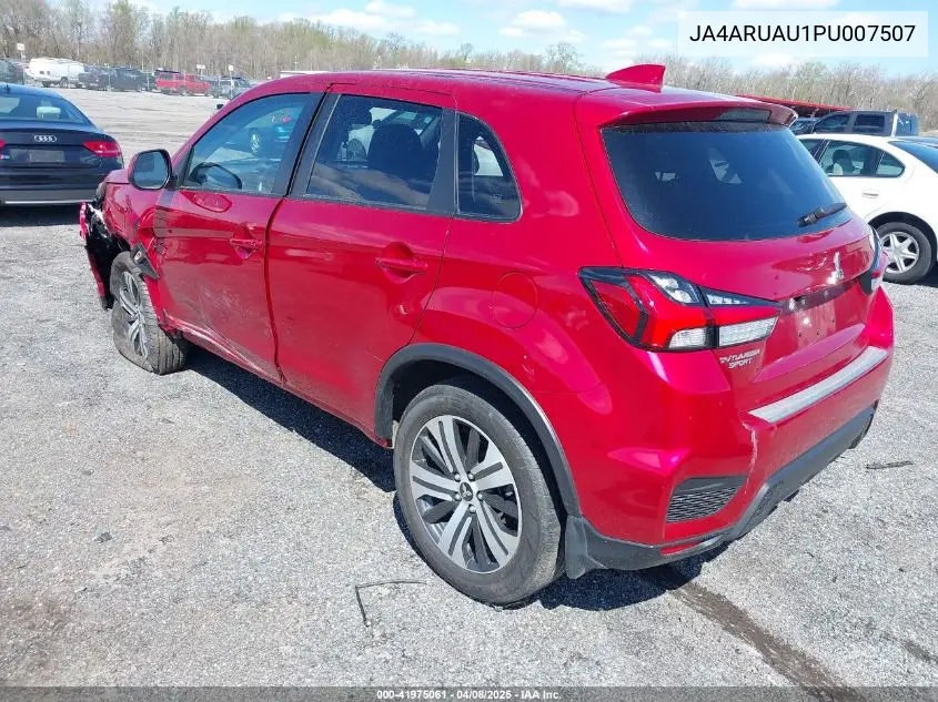 2023 Mitsubishi Outlander Sport 2.0 Es Awc VIN: JA4ARUAU1PU007507 Lot: 41975061