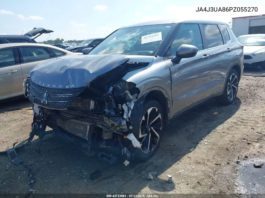 2023 Mitsubishi Outlander Se 2.5 2Wd VIN: JA4J3UA86PZ055270 Lot: 42723561