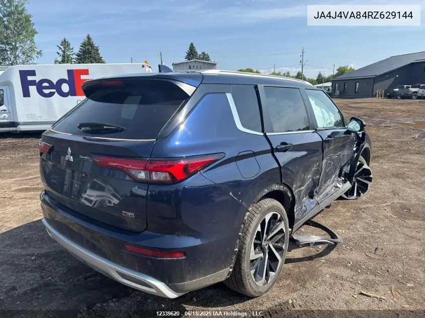 2024 Mitsubishi Outlander VIN: JA4J4VA84RZ629144 Lot: 12339620