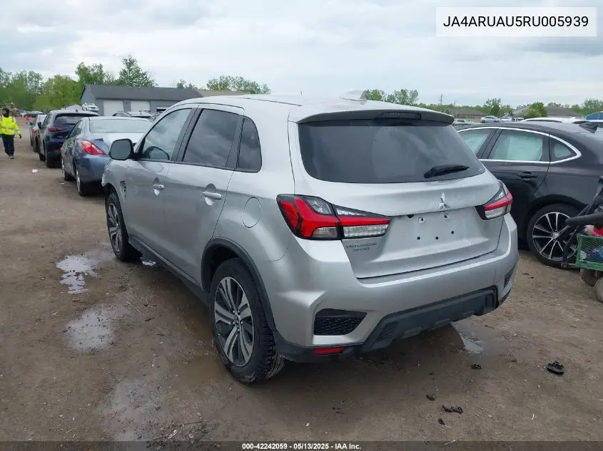 2024 Mitsubishi Outlander Sport 2.0 Es Awc VIN: JA4ARUAU5RU005939 Lot: 42242059