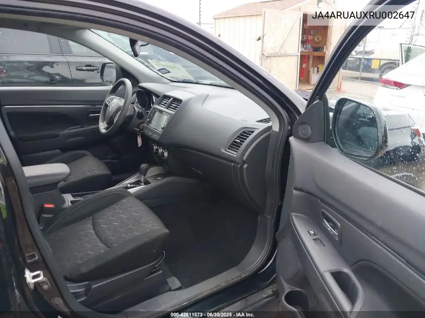 2024 Mitsubishi Outlander Sport 2.0 Es Awc VIN: JA4ARUAUXRU002647 Lot: 42611573