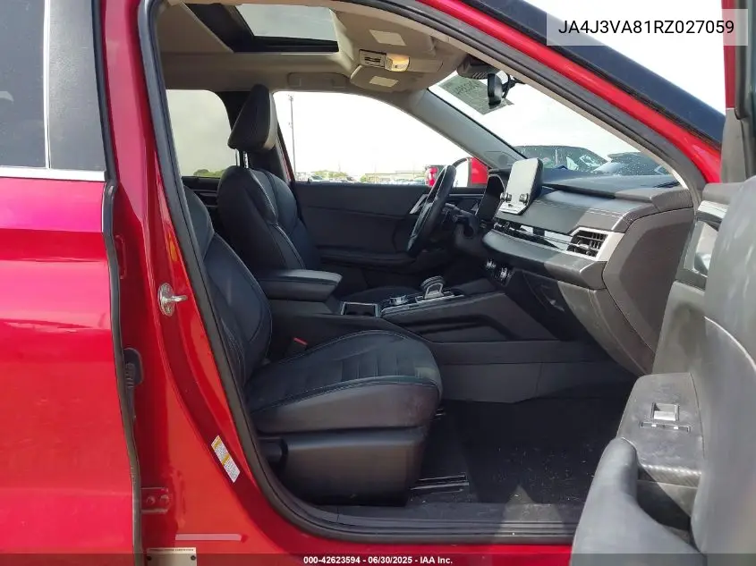 2024 Mitsubishi Outlander Se/Black Edition VIN: JA4J3VA81RZ027059 Lot: 42623594