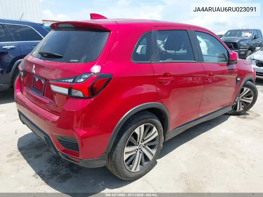 2024 Mitsubishi Outlander Sport 2.0 Es Awc VIN: JA4ARUAU6RU023091 Lot: 42718862