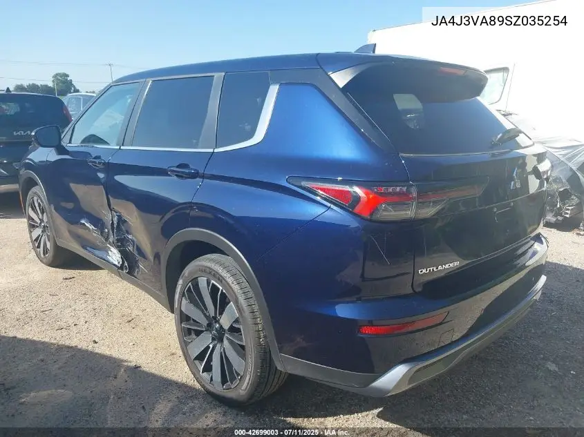 2025 Mitsubishi Outlander Se/Diamond Trail Edition VIN: JA4J3VA89SZ035254 Lot: 42699003