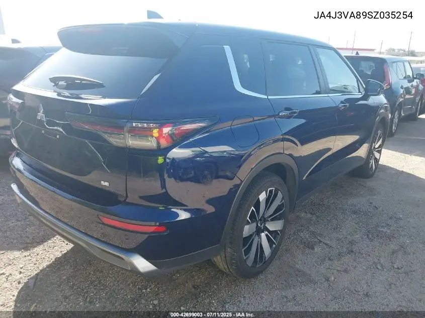 2025 Mitsubishi Outlander Se/Diamond Trail Edition VIN: JA4J3VA89SZ035254 Lot: 42699003