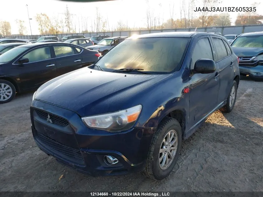 2011 Mitsubishi Rvr VIN: JA4AJ3AU1BZ605335 Lot: 12134660