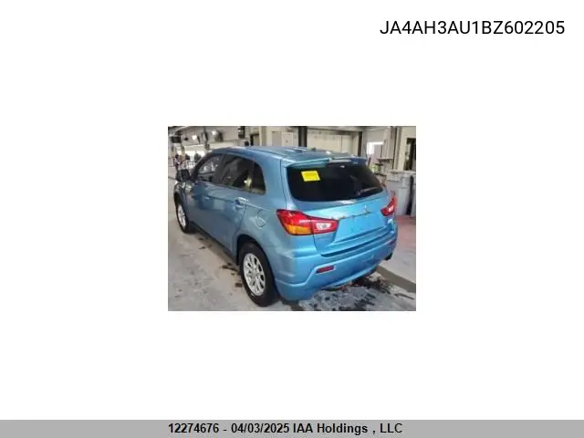 2011 Mitsubishi Rvr Se VIN: JA4AH3AU1BZ602205 Lot: 12274676