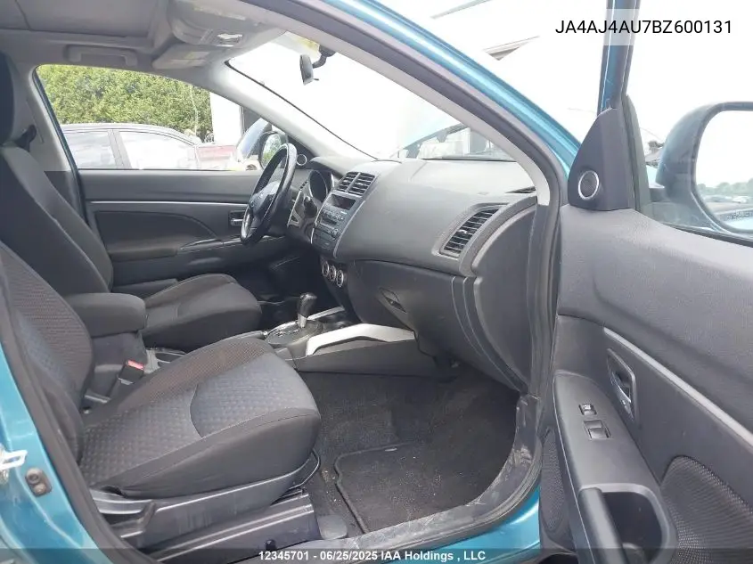 2011 Mitsubishi Rvr Gt VIN: JA4AJ4AU7BZ600131 Lot: 12345701X