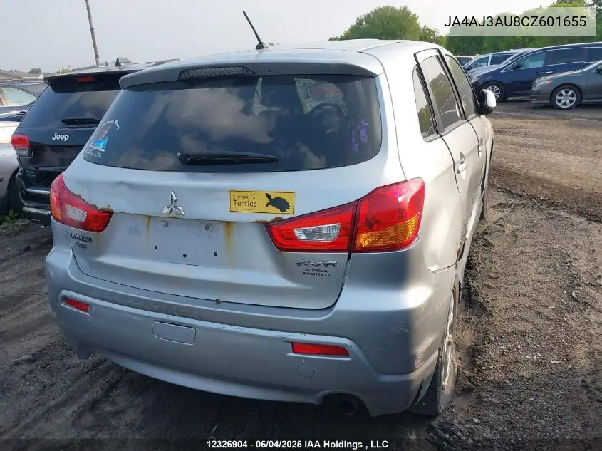 2012 Mitsubishi Rvr Se VIN: JA4AJ3AU8CZ601655 Lot: 12326904