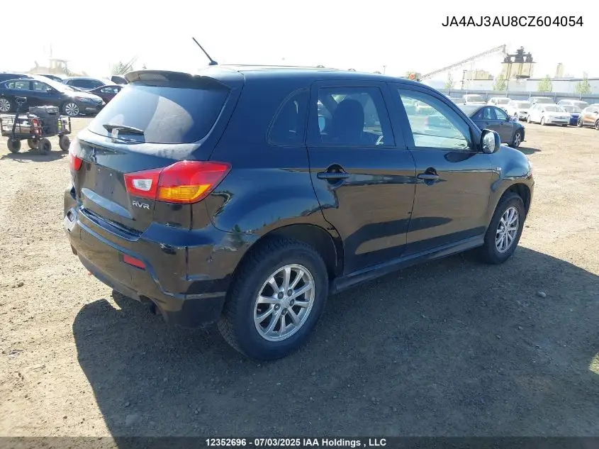 2012 Mitsubishi Rvr Se VIN: JA4AJ3AU8CZ604054 Lot: 12352696