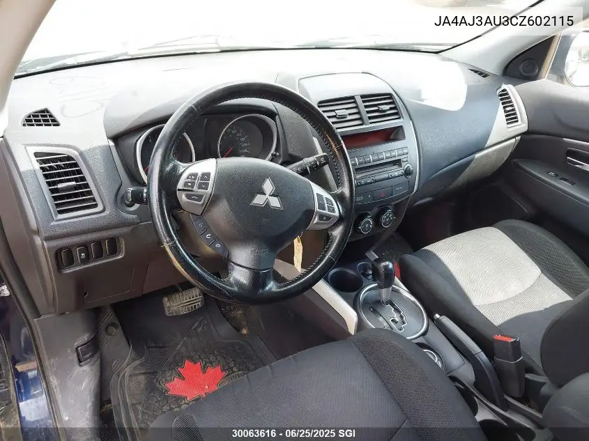 2012 Mitsubishi Rvr Se VIN: JA4AJ3AU3CZ602115 Lot: 30063616