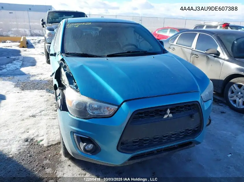 2013 Mitsubishi Rvr Se VIN: 4A4AJ3AU9DE607388 Lot: 12250418