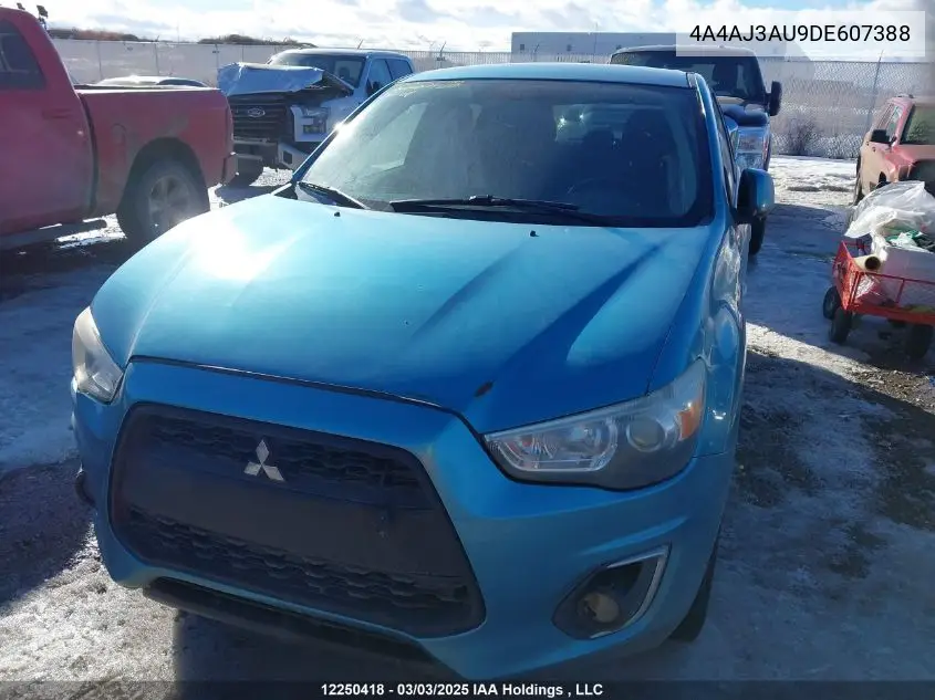 2013 Mitsubishi Rvr Se VIN: 4A4AJ3AU9DE607388 Lot: 12250418