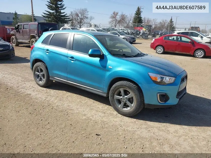 2013 Mitsubishi Rvr Se VIN: 4A4AJ3AU8DE607589 Lot: 30062565
